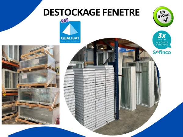 Fenêtre en stock disponible de suite sur ussel