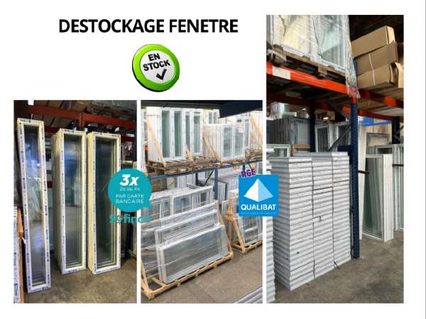 Fenêtre en stock disponible de suite sur vitry-sur