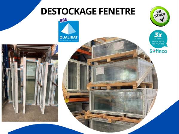 Vente Fenêtre en stock disponible de suite sur yssingeau