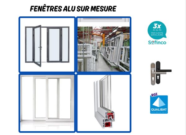 Fenêtre sur mesure à prix d'usine sur eauze