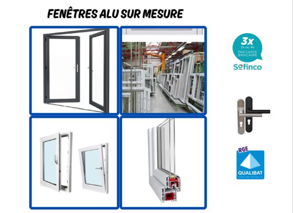 Fenêtre sur mesure à prix d'usine sur lourdes