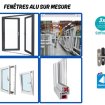 Fenêtre sur mesure à prix d'usine sur lourdes