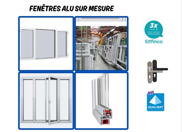 Fenêtre sur mesure à prix d'usine sur moissac