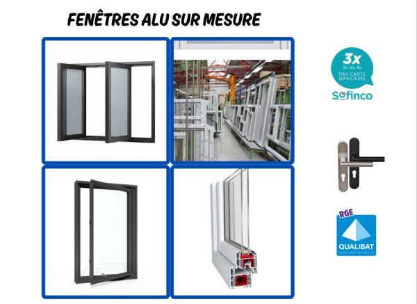 Fenêtre sur mesure à prix d'usine sur montech