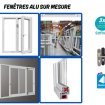 Fenêtre sur mesure à prix d'usine sur muret