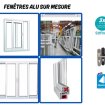 Fenêtre sur mesure en alu disponible sur hauts de