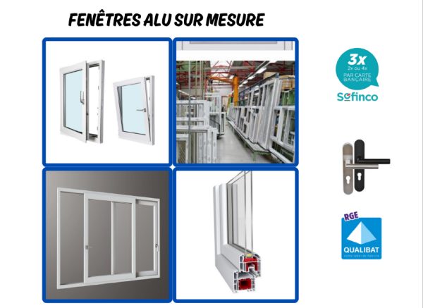 Fenêtre sur mesure en alu  sur le puy-en-velay