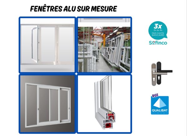 Fenêtre sur mesure en aluminium sur valserhône