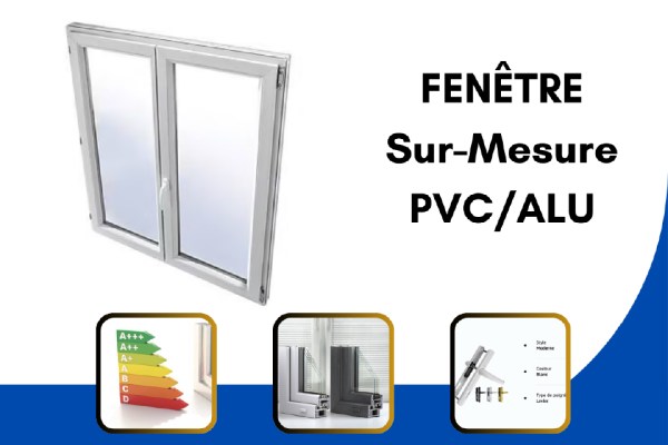 Fenêtre sur mesure en pvc sur castelsarrasin