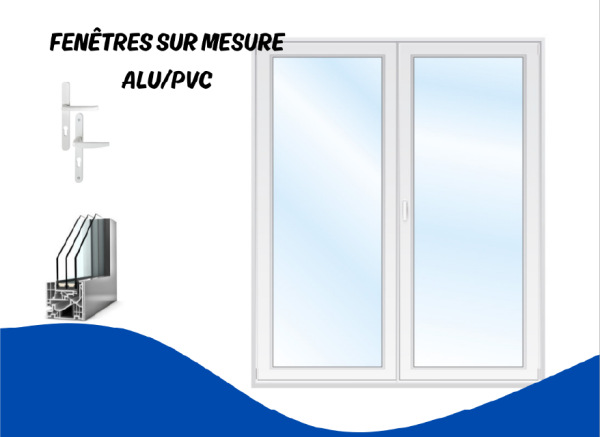 Fenêtre sur mesure en pvc sur caussade