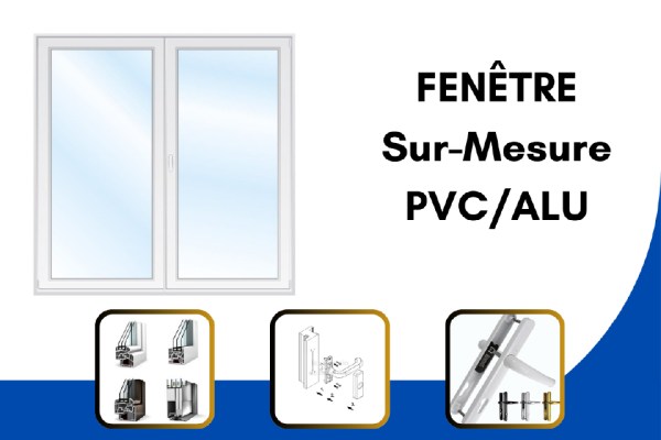 Fenêtre sur mesure en pvc sur gaillac