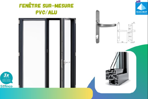 Fenêtre sur mesure en pvc sur lavelanet