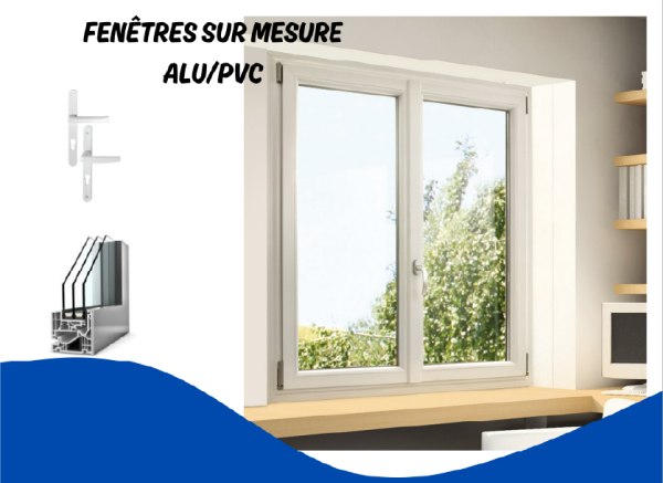 Fenêtre sur mesure en pvc sur limoux