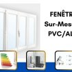 Fenêtre sur mesure en pvc sur moissac