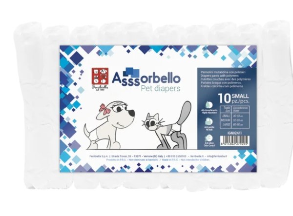 Vente Ferribiella couches avec polymÈres chien/chats  s