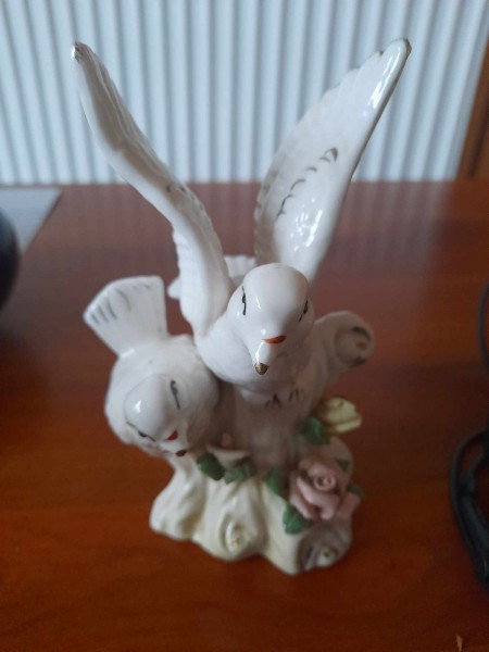 Figurine colombe en céramique