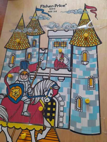 Fisher price - puzzle chateau - princesses pas cher