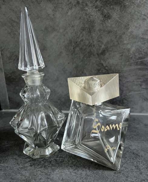 Flacons parfum vides pour collection (vintag