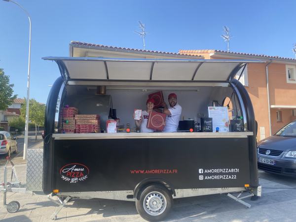 Food truck pizza - remorque pizza et vehicule