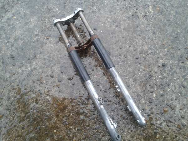 Fourche derby rabasa 50cc gtv4 1974 pas cher