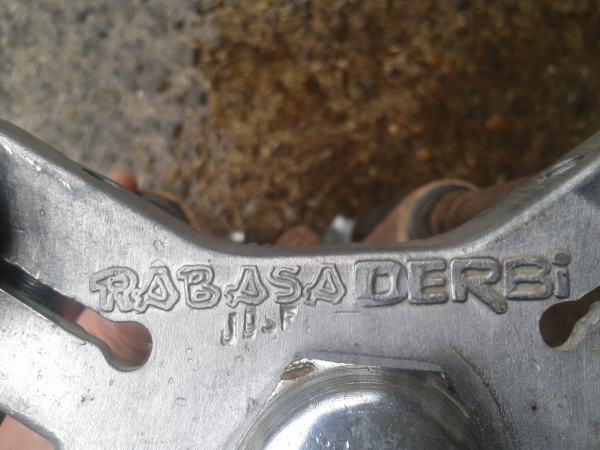 Annonce Fourche derby rabasa 50cc gtv4 1974