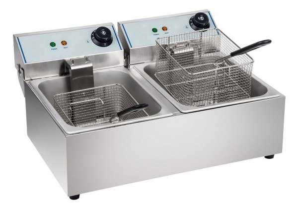 Vente Friteuse &eacute;lectrique pro 2x10 litres - neuve
