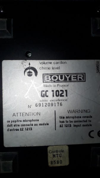 Vente Gc 1021  pupitre microphone