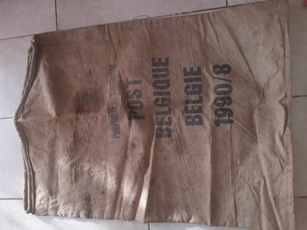 Vente Grand sac en toile de jute post belgique