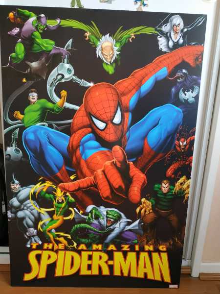 Grand tableau spiderma h92xl60cm