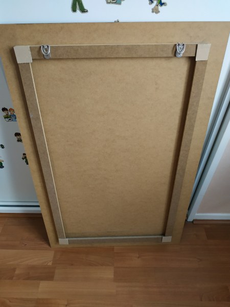 Grand tableau spiderma h92xl60cm pas cher