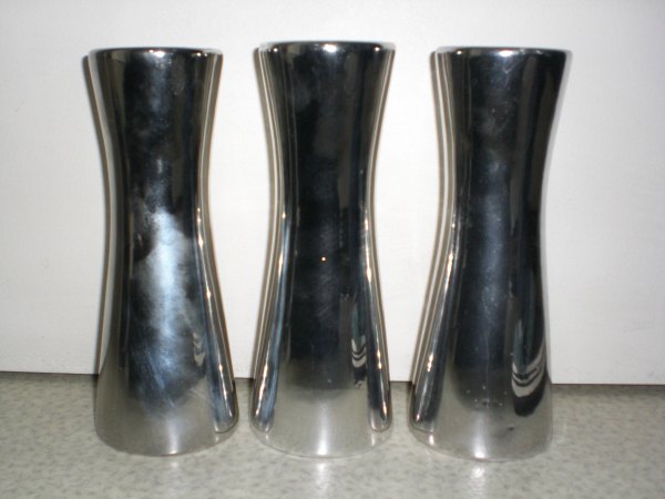 Grand vase ou 3 vases gris-argent pas cher