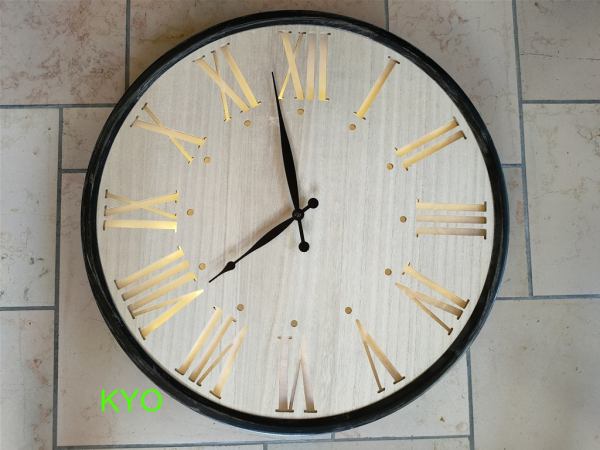 Vente Grande horloge murale industrielle chiffres 60cm