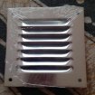 Grille aération inox à visser 10x10cm