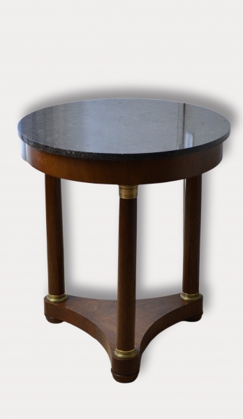 Vente Gu&eacute;ridon style empire trypode en acajou xix&egrave;me