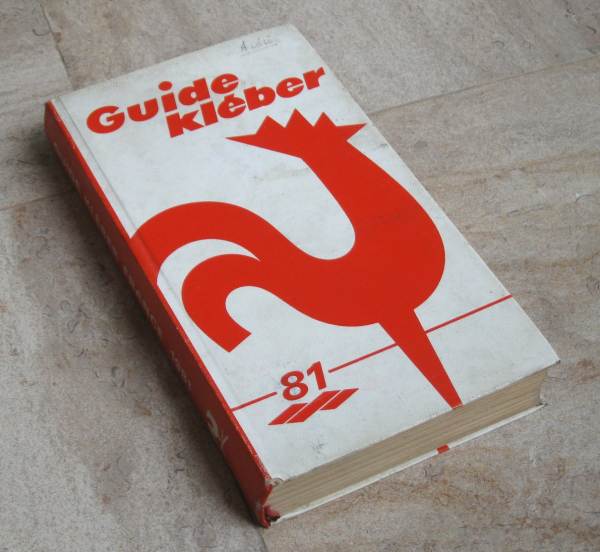 Vente Guide kl&eacute;ber 1981
