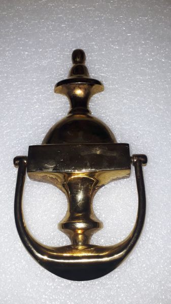 Heurtoir de porte laiton poli verni cadap pas cher