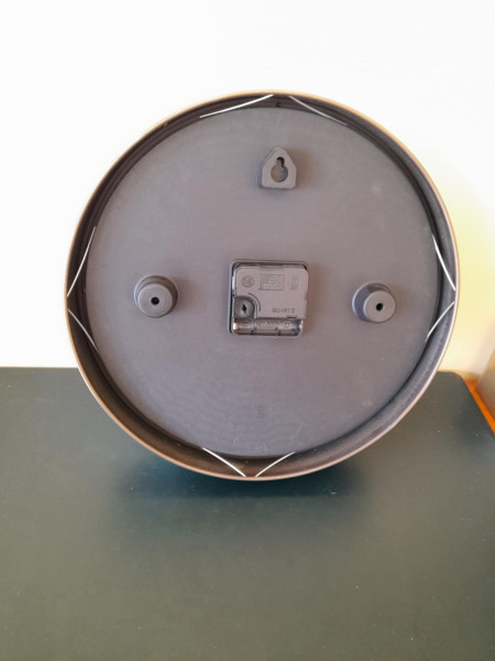 Horloge murale ronde - ext&eacute;rieur acier inoxydable pas cher