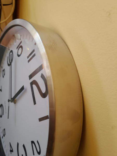 Vente Horloge murale ronde - ext&eacute;rieur acier inoxydable