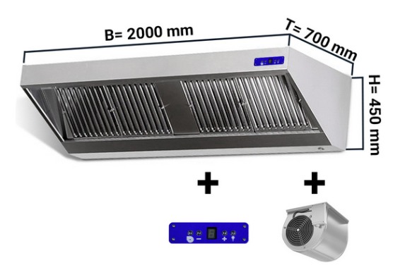 Hotte aspirante 200x70cm neuf livraison offerte