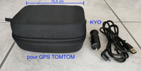 Housse gps tomtom hama navi bag, prise c&acirc;ble usb