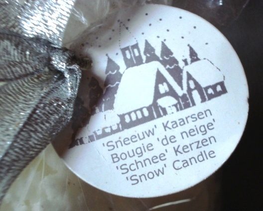 Vente Id&eacute;e cadeau : belle bougie genre boule de neige