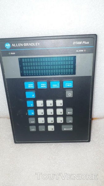 Interface 2707-v40p2 allen bradley dtam plus