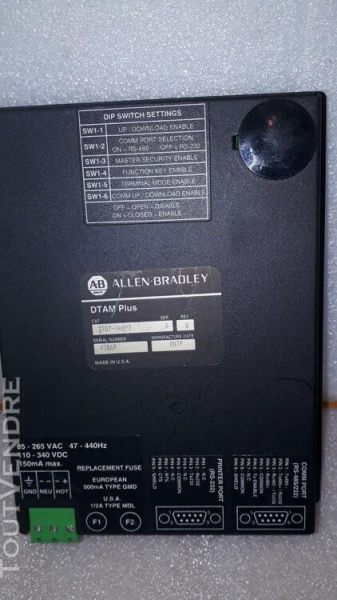 Vente Interface 2707-v40p2 allen bradley dtam plus