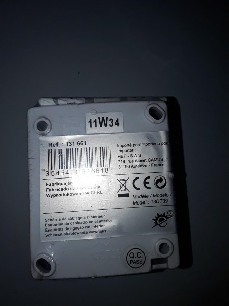 Annonce Interrupteur detecteur mouvement etanche nano