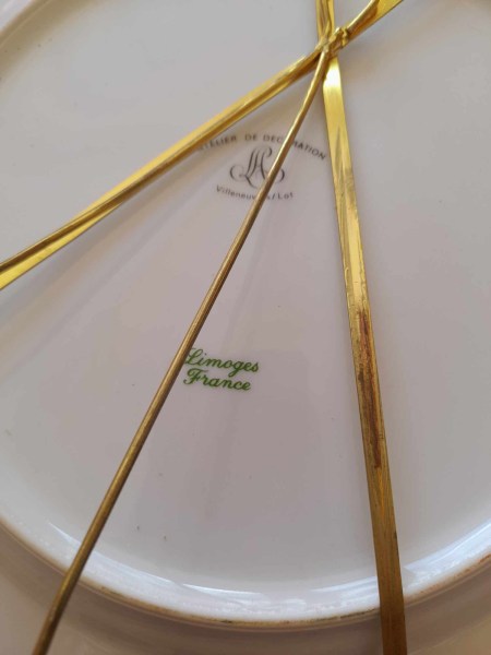 Vente J c van hunnik limoges assiette decorative paysage