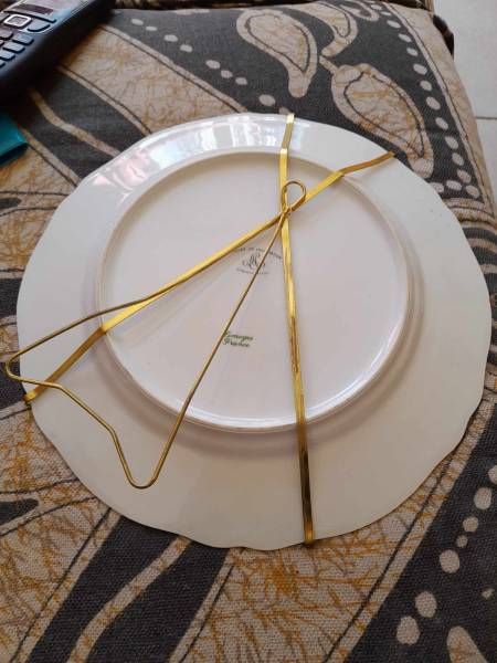 J c van hunnik limoges assiette decorative paysage pas cher