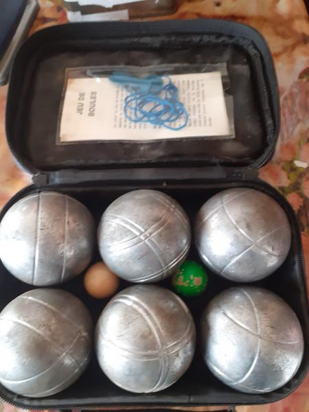 Jeu de 3 doublettes de boules