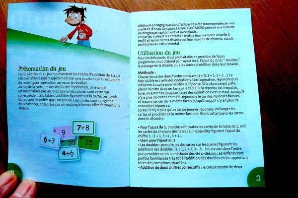 Jeu &eacute;ducatif "apprendre les additions" pas cher
