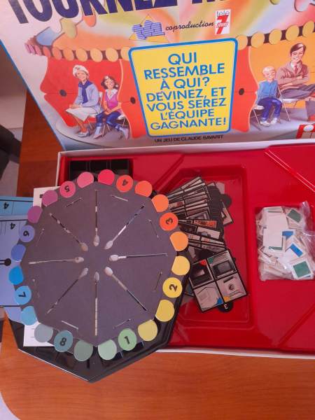 Jeu societe tournez man&egrave;ge nathan 1987 pas cher