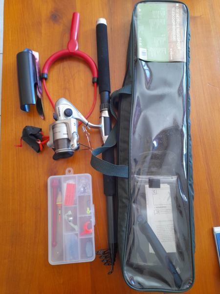 Kit ligne télescopique 2,40 cm et accessoires